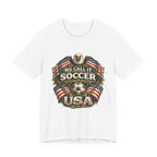 We Call It Soccer USA T-Shirt – Patriotic Eagle Soccer Tee