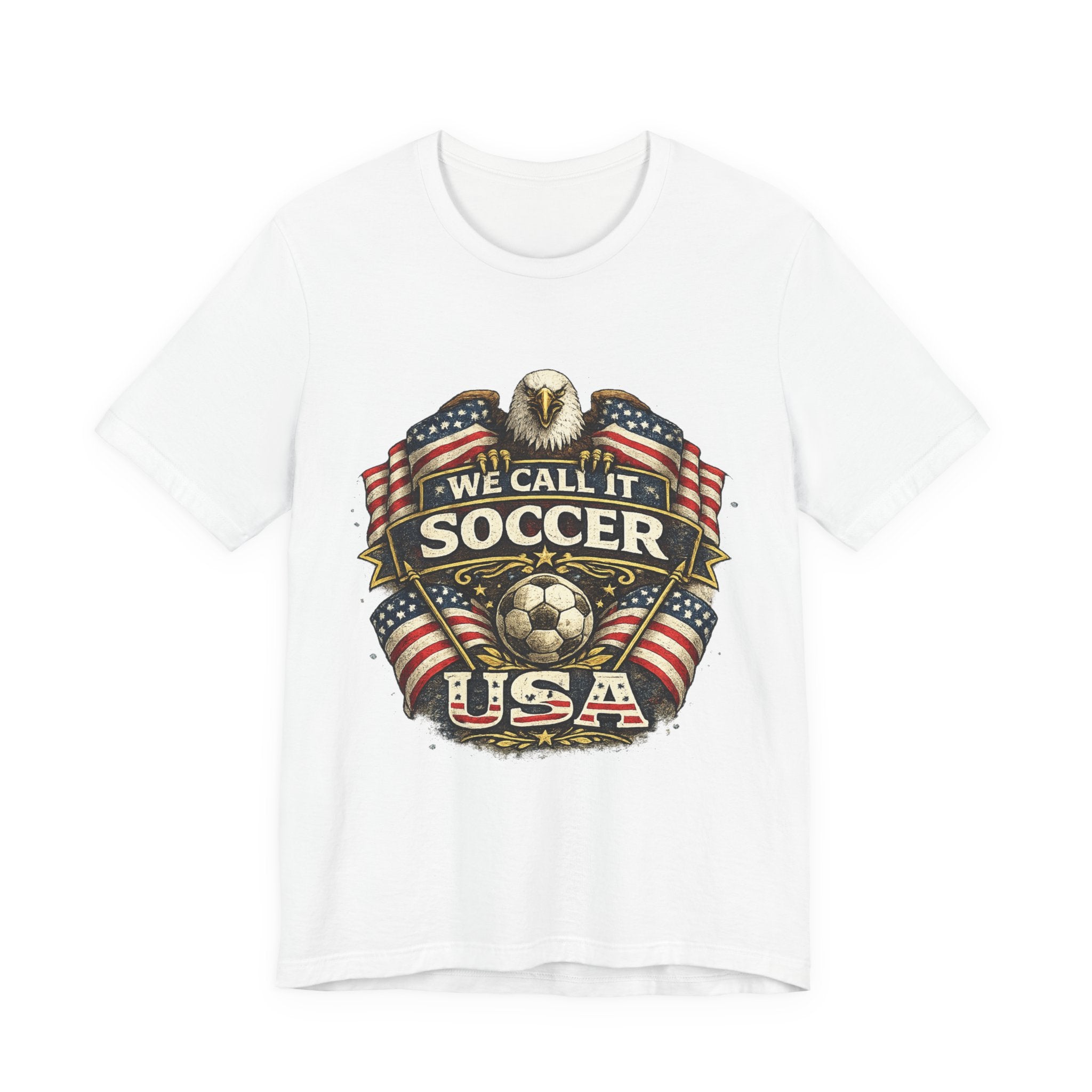 We Call It Soccer USA T-Shirt – Patriotic Eagle Soccer Tee