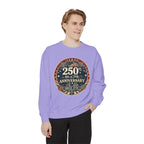 250th 4th of July Anniversary Sweatshirt — Patriotic Independence Day Crewneck