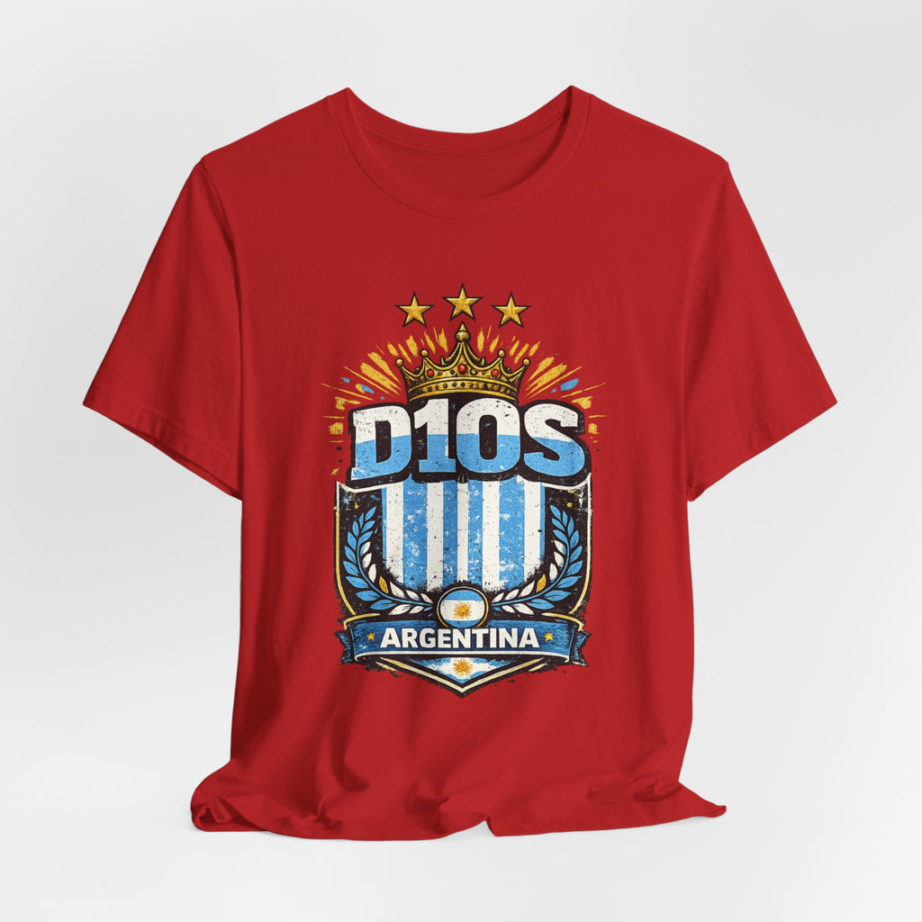 D10S Argentina Tee — Football Fan Shirt