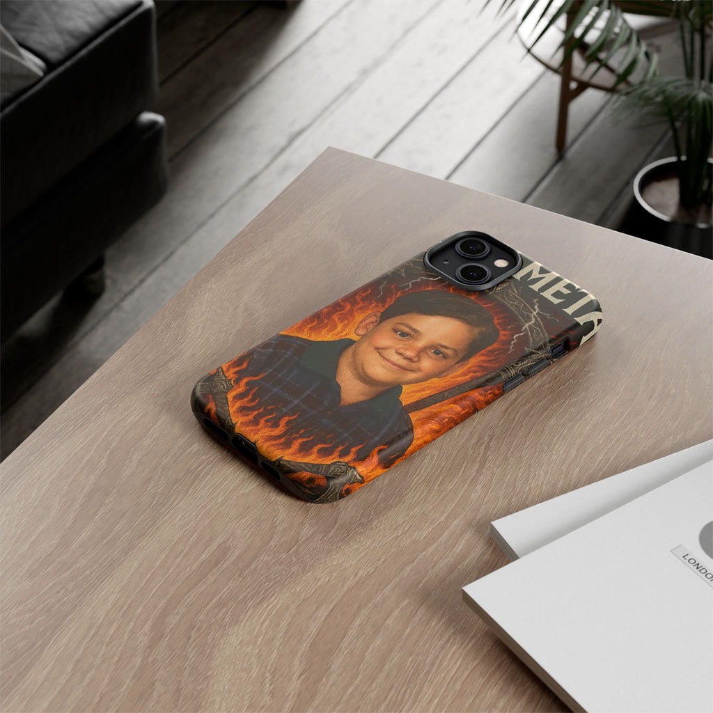 Metalhead Phone Case, Tough Cases for Music Lovers, Personalize with Unique Art, Gift for Metal Fans, Rock Lover's Accessory