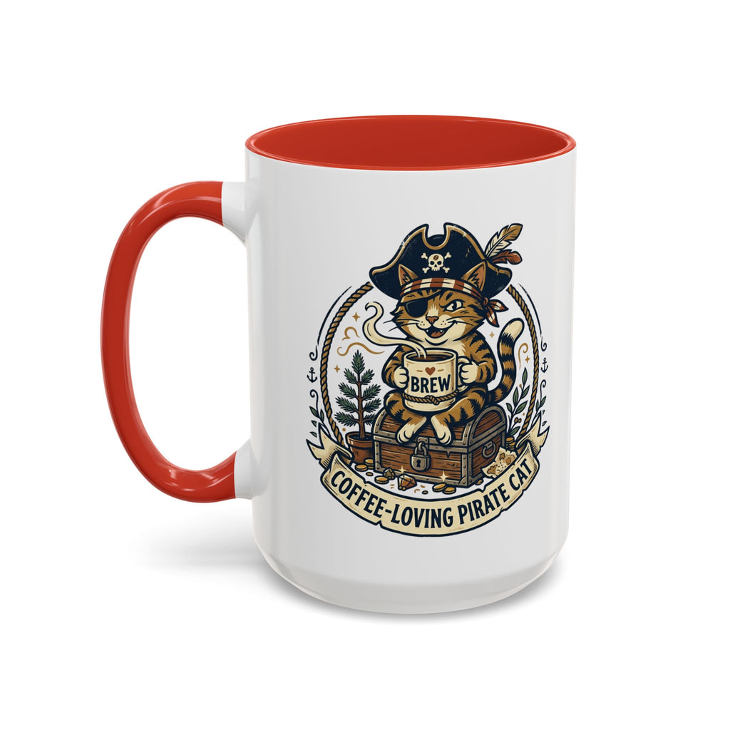 Vintage Sailor Anchor Coffee Mug — Nautical Tattoo Accent Mug (11/15oz)