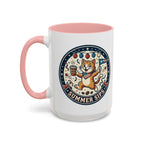 Space Camper Patch Coffee Mug — Retro Astronaut Camper 11/15oz Accent Mug