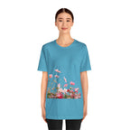 Floral Meadow Tee – Pink Wildflower Field Graphic T-Shirt