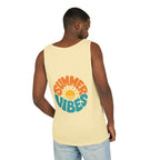Summer Vibes Unisex Tank Top - Retro Sun Graphic