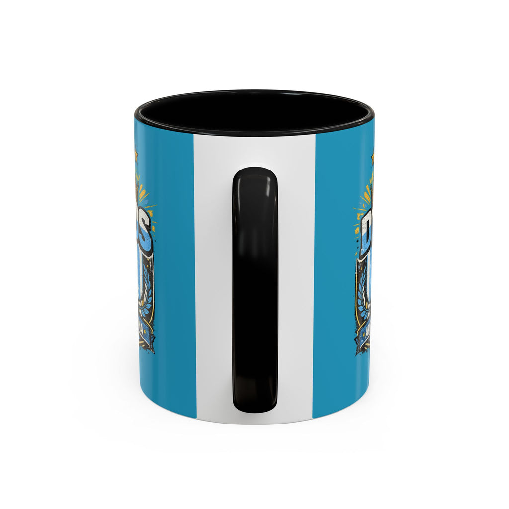 Coffee Mug — Bright Blue Accent Ceramic Mug (11/15oz)
