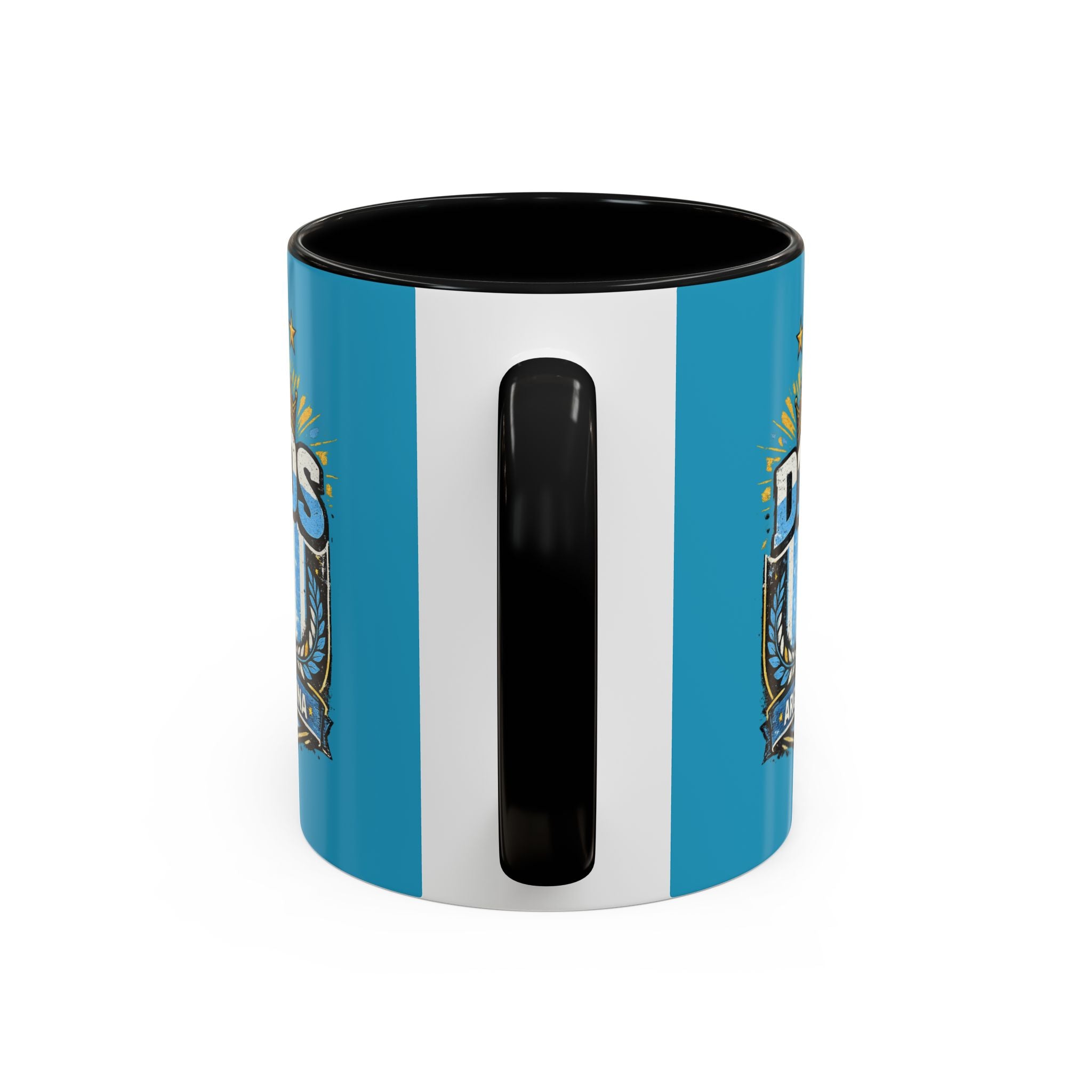 Coffee Mug — Bright Blue Accent Ceramic Mug (11/15oz)