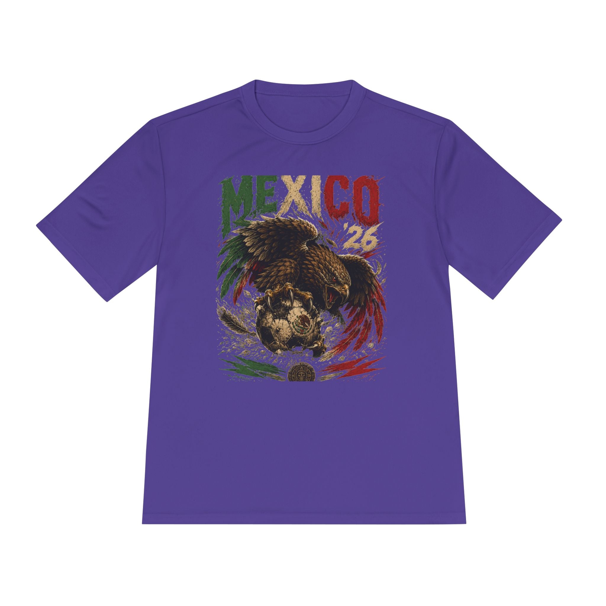 Mexico Eagle Graphic Tee — Mexican Flag Patriotic Soccer Fan Shirt