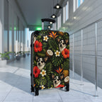 Tropical chihuahua Suitcase — Floral Pineapple Coconut Carry-On Luggage