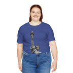 Statue of Liberty Graphic Tee — Black & White NYC Landmark T-Shirt