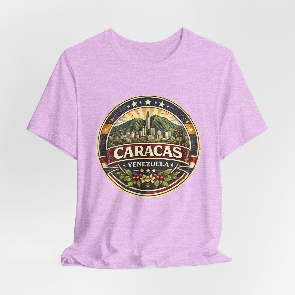 Caracas Venezuela Vintage Travel Tee — Retro City Badge T-Shirt