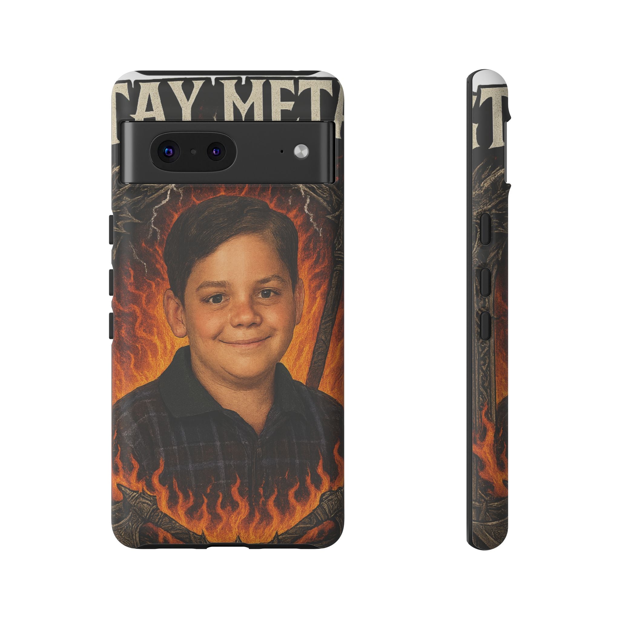 Metalhead Phone Case, Tough Cases for Music Lovers, Personalize with Unique Art, Gift for Metal Fans, Rock Lover's Accessory