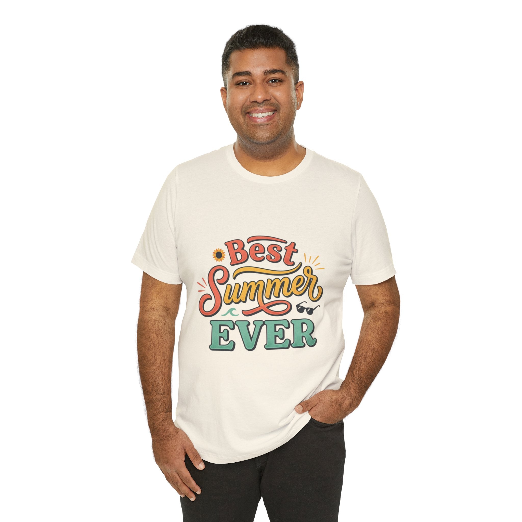 Best Summer Ever T-Shirt — Retro Colorful Vacation Tee