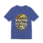 T-Shirt — Tacos & Fútbol Graphic Tee — Soccer Fan Mexican Food Mashup