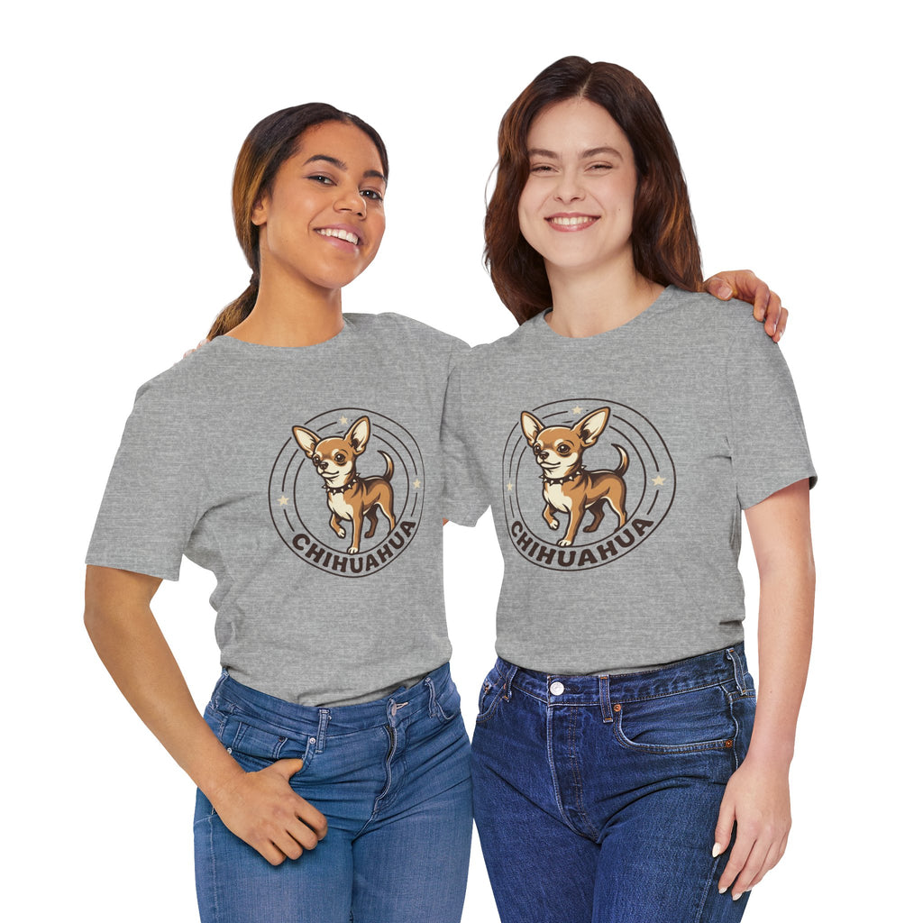 Chihuahua Graphic Tee — Cute Cartoon Dog T‑Shirt for Chihuahua Lovers