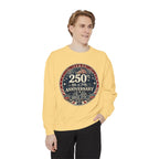 250th 4th of July Anniversary Sweatshirt — Patriotic Independence Day Crewneck