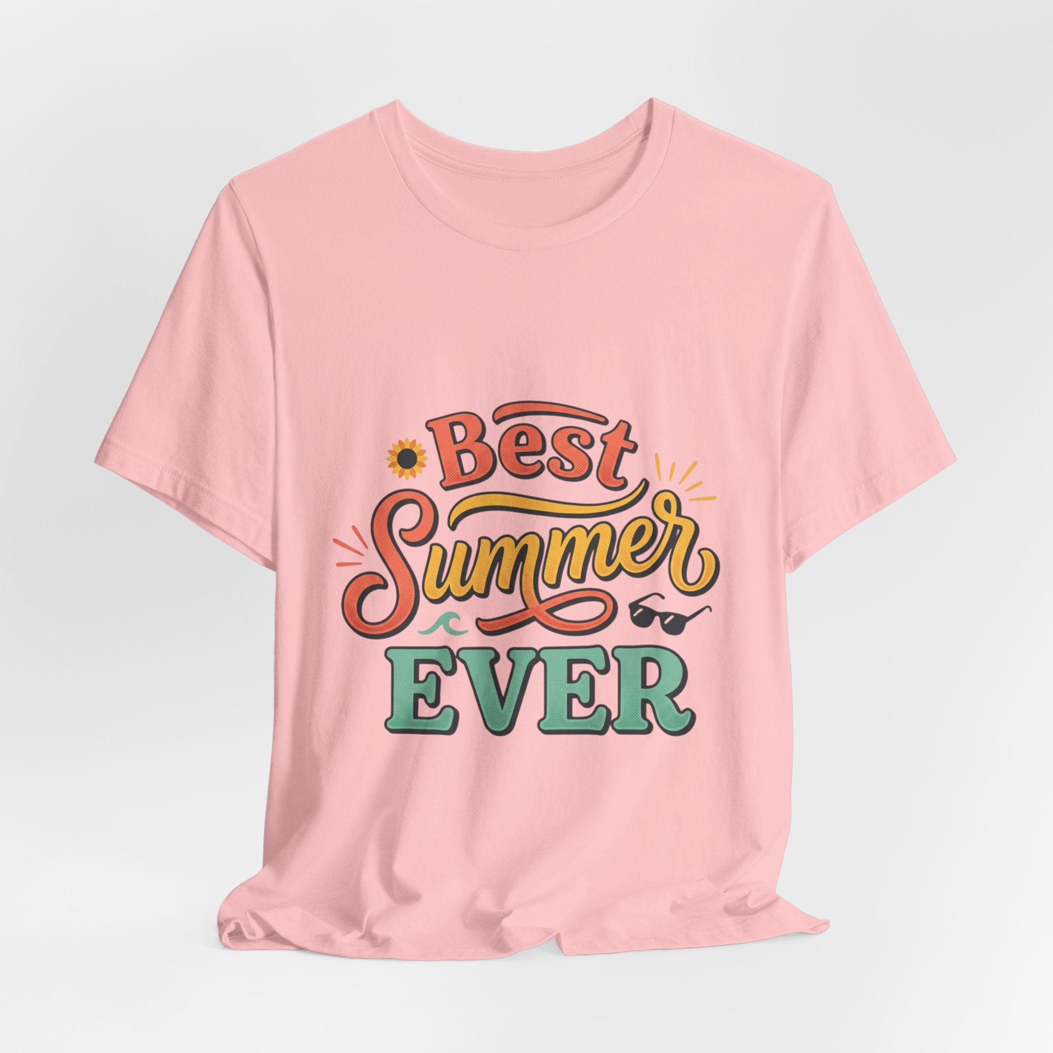 Best Summer Ever T-Shirt — Retro Colorful Vacation Tee