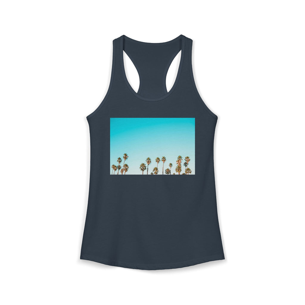 Women's Ideal Racerback Tank - Summer Palms