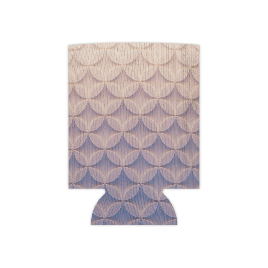 Can Cooler — Geometric Pastel Circle Pattern Neoprene Cooler