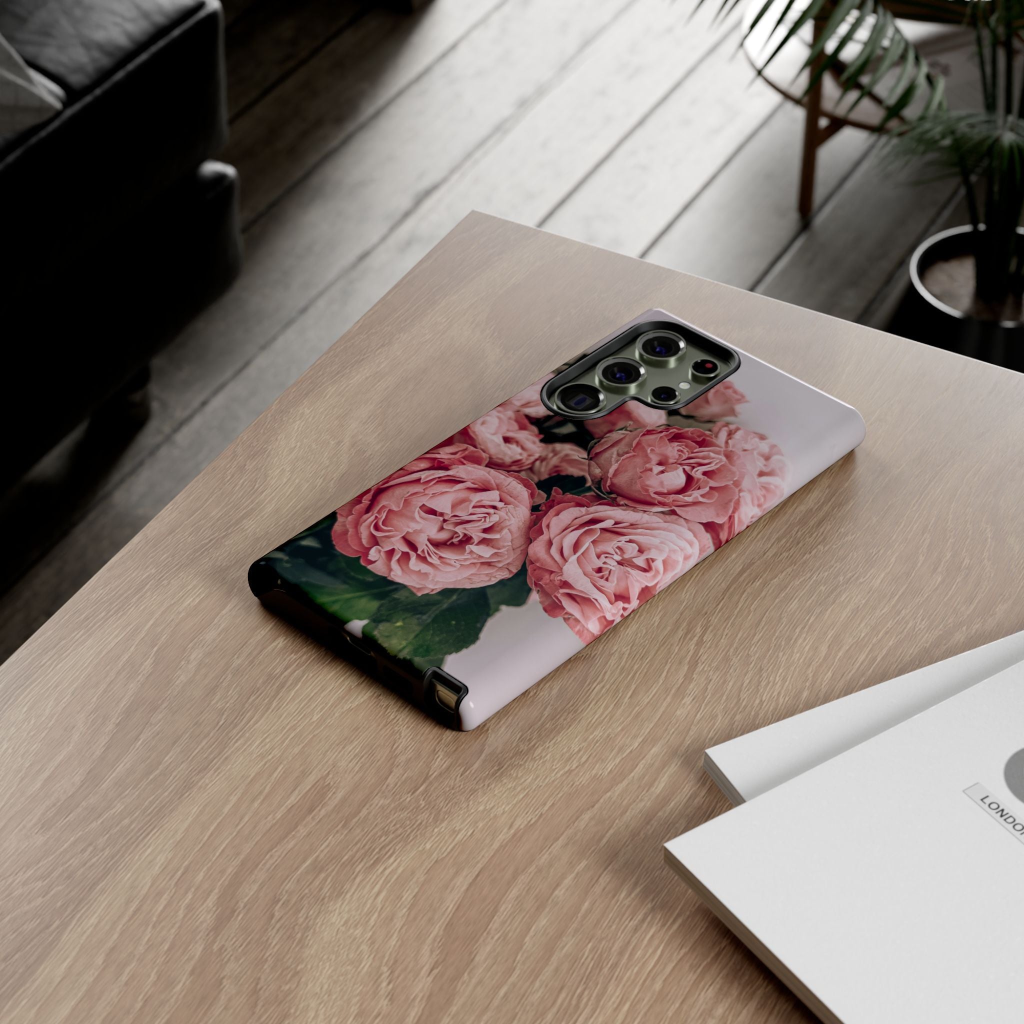 Tough Case — Pink Peonies Floral Phone Case