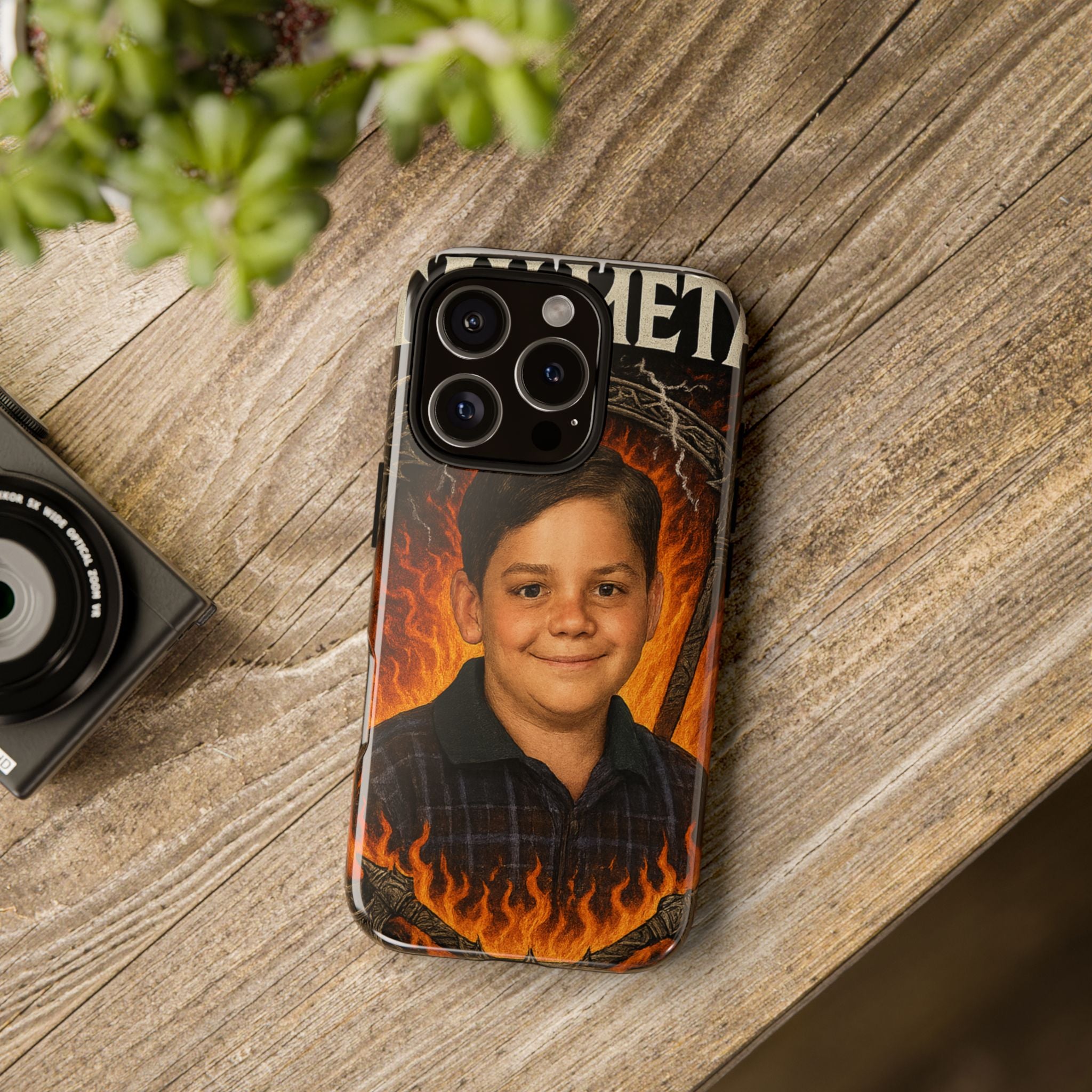 Metalhead Phone Case, Tough Cases for Music Lovers, Personalize with Unique Art, Gift for Metal Fans, Rock Lover's Accessory