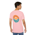 Summer Vibes Tee — Retro Sun Graphic Back Print
