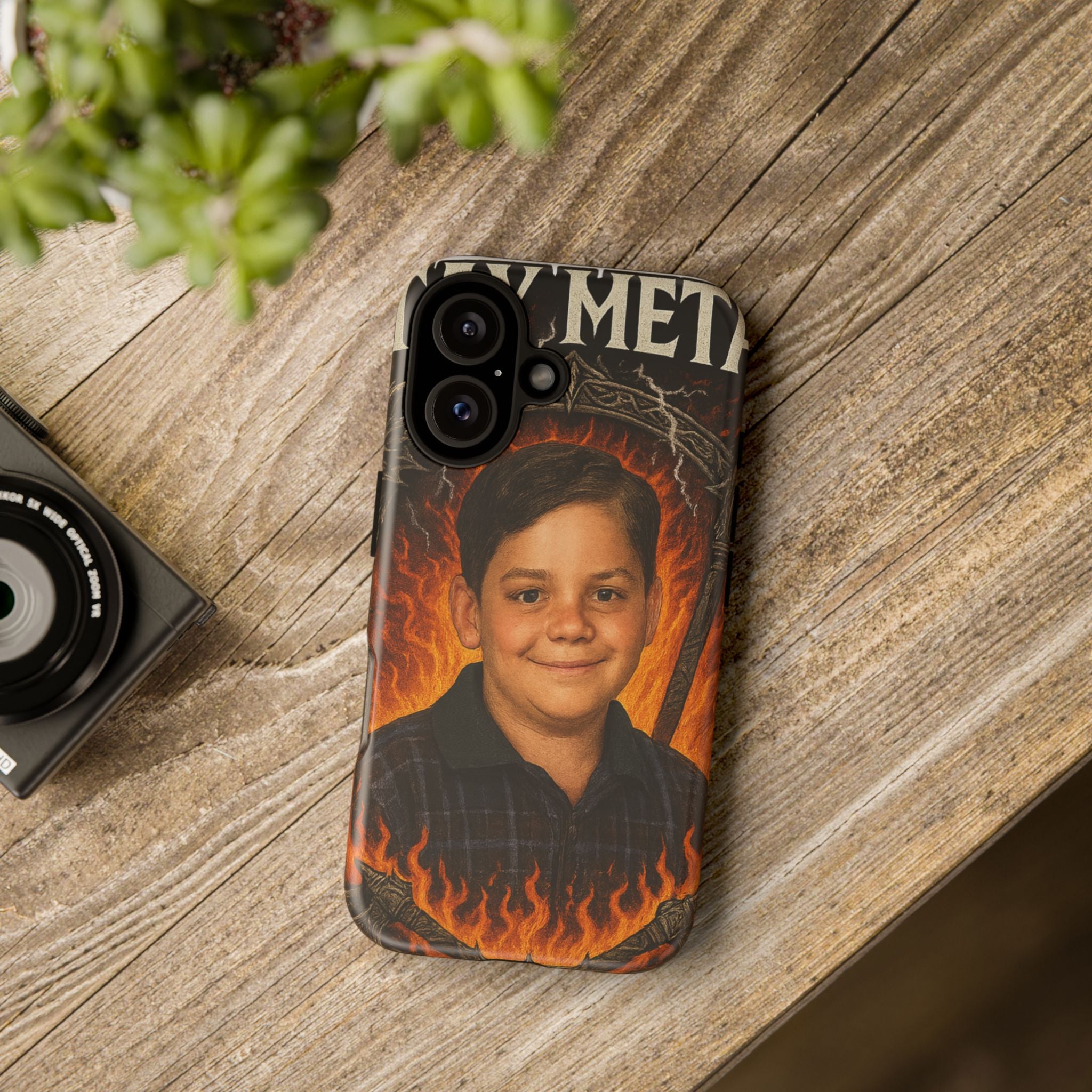 Metalhead Phone Case, Tough Cases for Music Lovers, Personalize with Unique Art, Gift for Metal Fans, Rock Lover's Accessory
