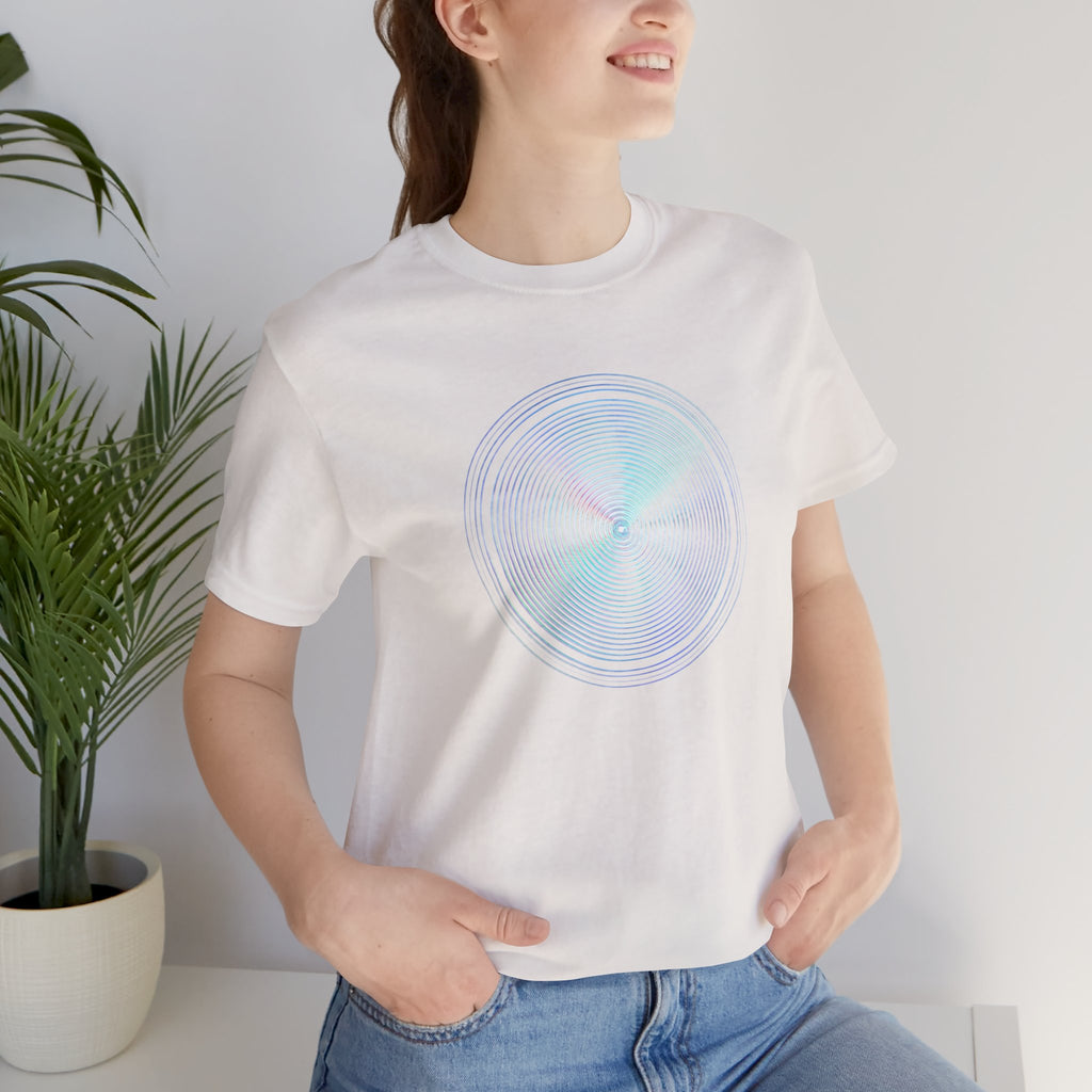 Hypnotic Holo Spiral T‑Shirt