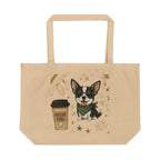 Chihuahua Coffee Tote — "Focus Fuel" Eco-Friendly Canvas Bag