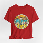 Amalfi Coast Vintage Travel Tee — Scenic Lemon & Vespa Graphic