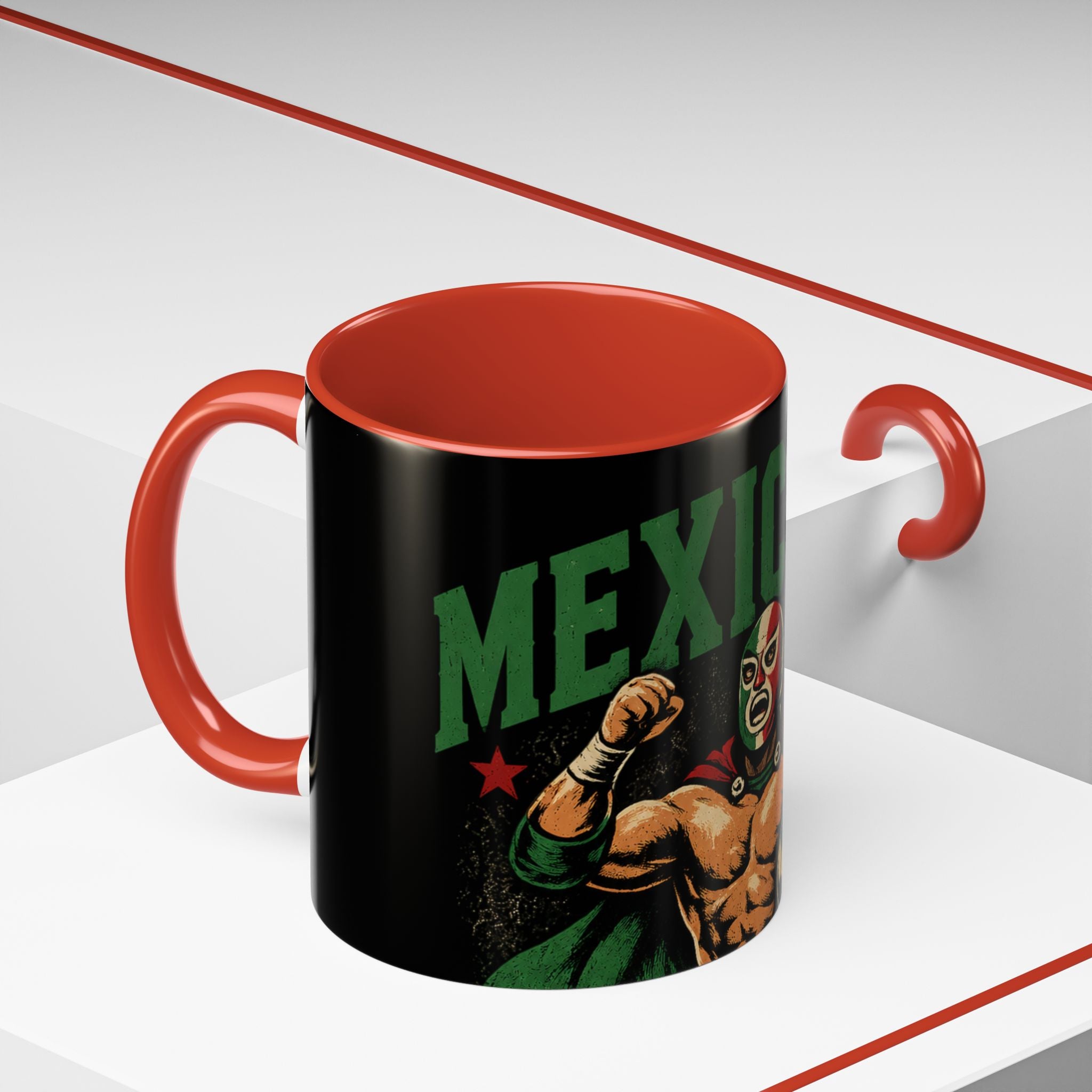 Mexico ’26 Luchador Soccer Coffee Mug