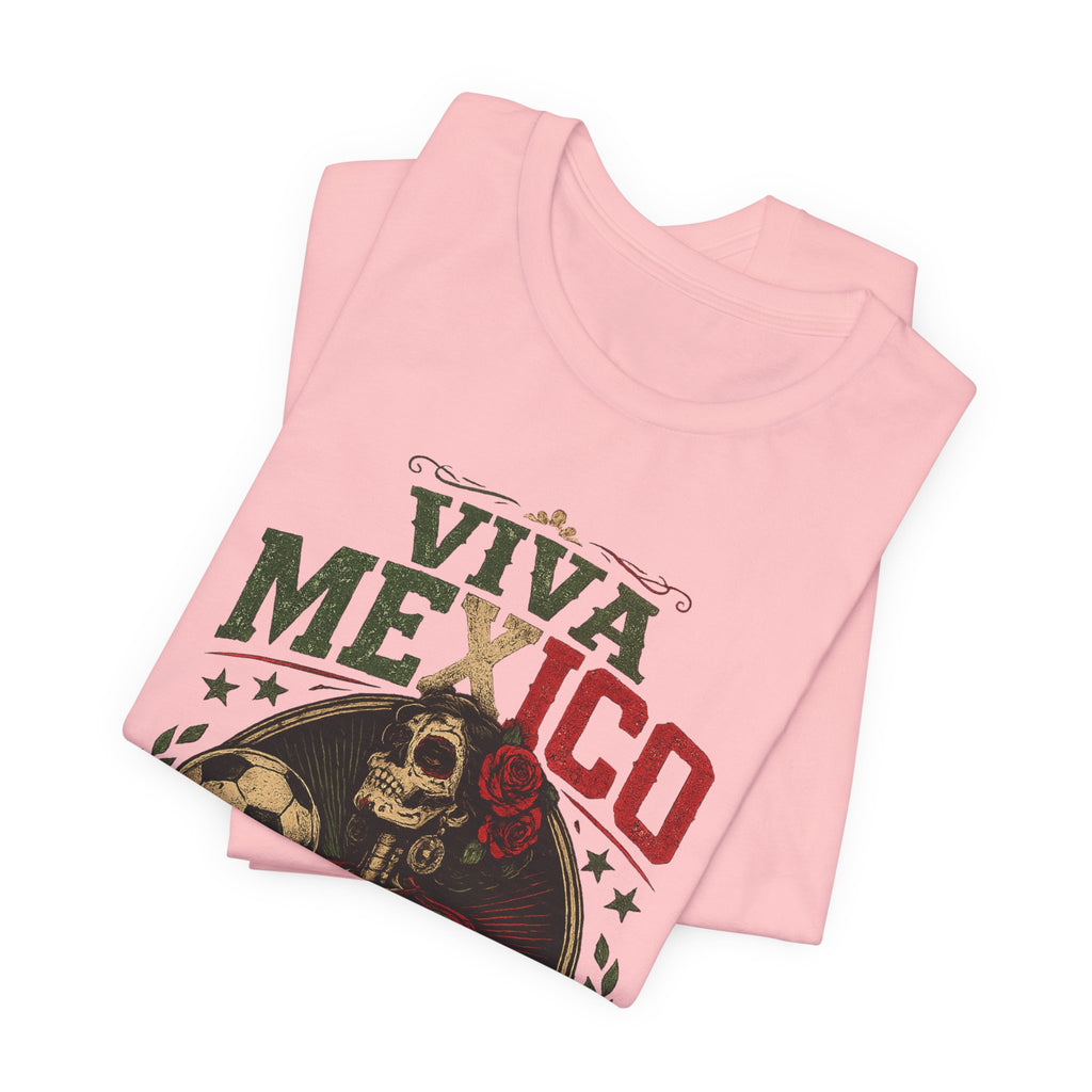 Mexico Catrina Skull T‑Shirt — Day of the Dead Mexican Soccer Tee