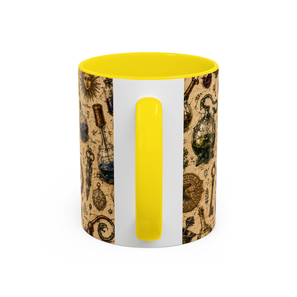 The Alchemist's Cabinet Coffee Mug — Vintage Apothecary Accent Mug (11/15 oz)