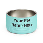 Personalized Pet Bowl – Custom Name 18oz Stainless Steel Dog & Cat Feeding Bowl