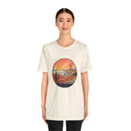 Sunset Tuscan Landscape T-Shirt — Vintage Italian Countryside Graphic Tee