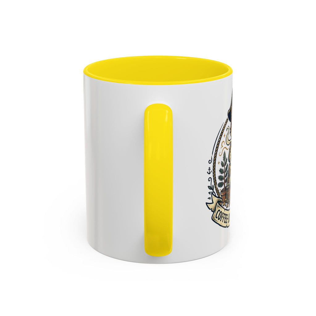 Vintage Sailor Anchor Coffee Mug — Nautical Tattoo Accent Mug (11/15oz)