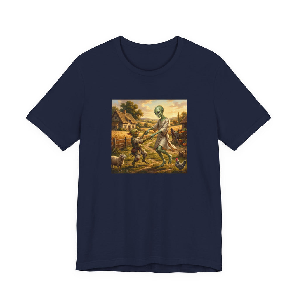 Alien Harvest Vintage Art T‑Shirt