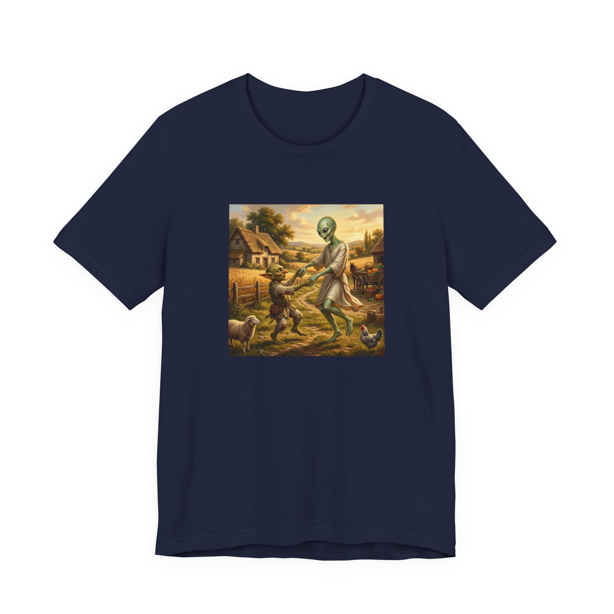 Alien Harvest Vintage Art T‑Shirt