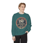 250th 4th of July Anniversary Sweatshirt — Patriotic Independence Day Crewneck