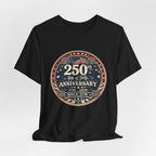 4th of July 250th Anniversary T-Shirt – Vintage American Flag Emblem (1776–2026)