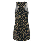 Racerback Dress — Vintage Moon & Stars All-Over Print