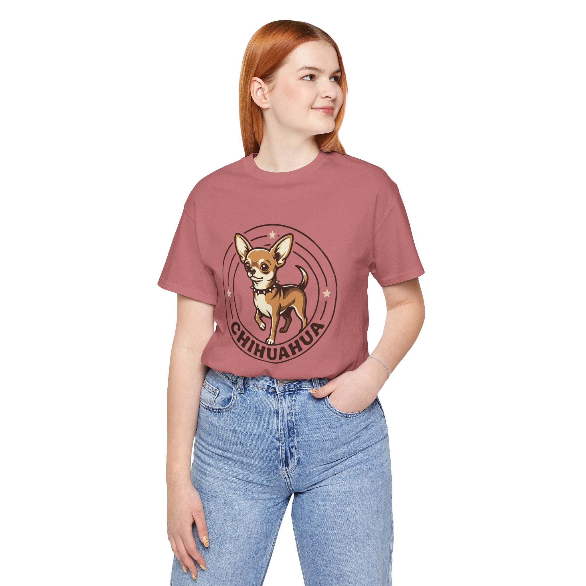 Chihuahua Graphic Tee — Cute Cartoon Dog T‑Shirt for Chihuahua Lovers