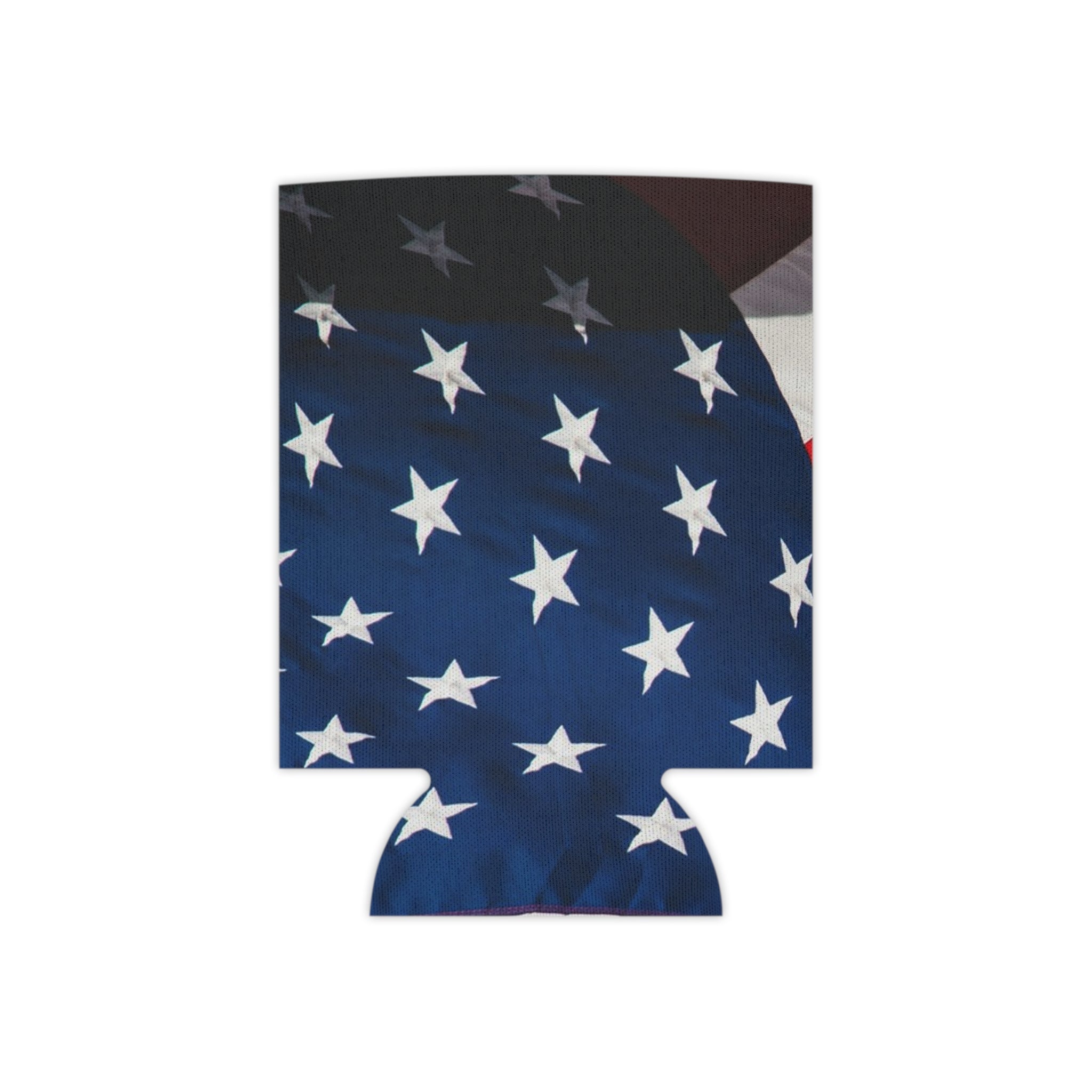 Patriotic American Flag Can Cooler – USA Stars & Stripes Beverage Koozie for 4th of July, Memorial Day, Veterans Day