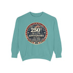 250th 4th of July Anniversary Sweatshirt — Patriotic Independence Day Crewneck