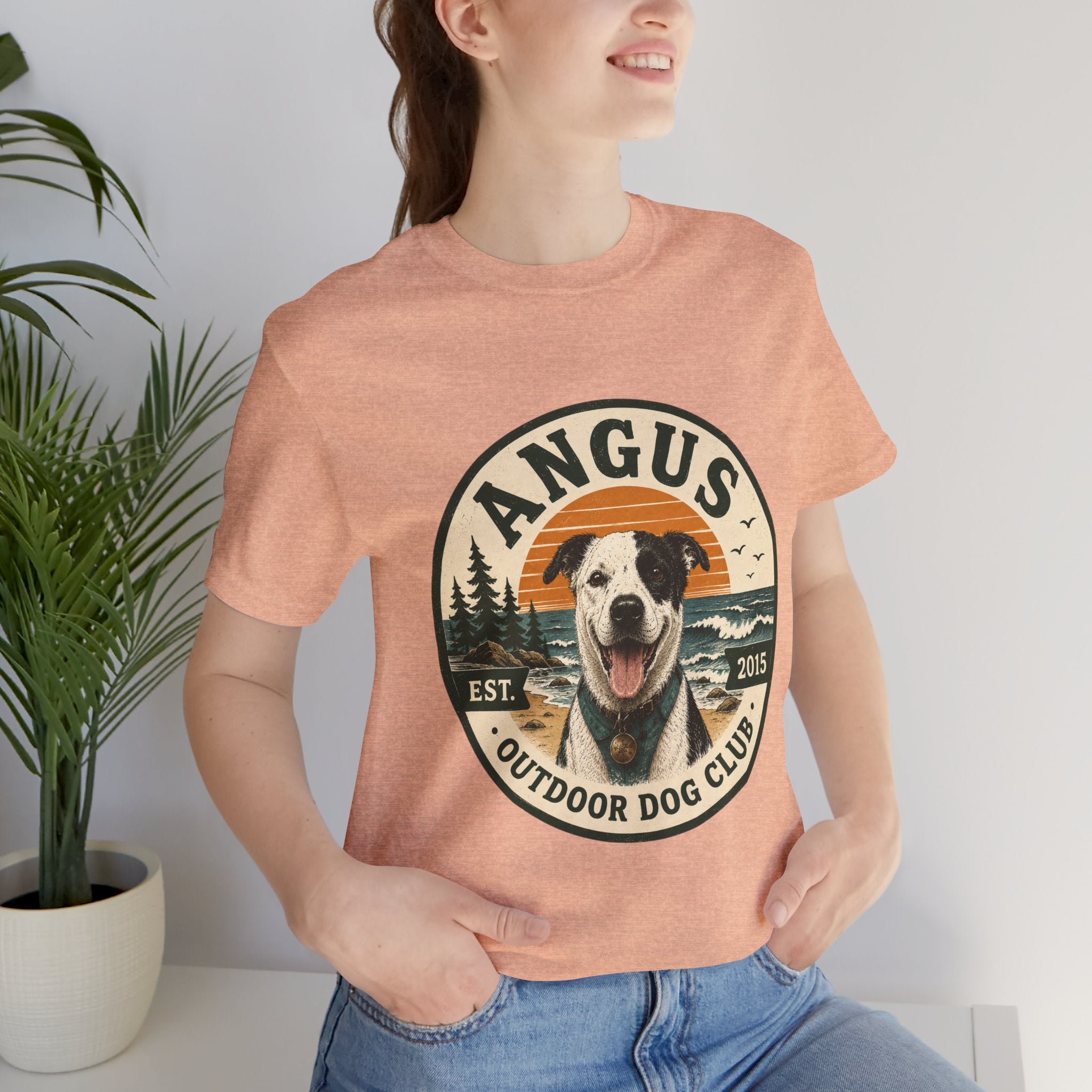 Angus Dog Photo Collage T-Shirt