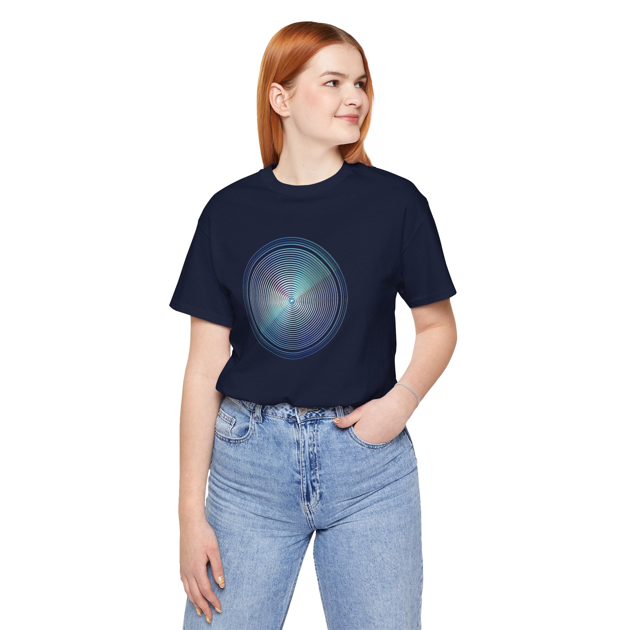 Hypnotic Holo Spiral T‑Shirt