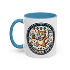 Space Camper Patch Coffee Mug — Retro Astronaut Camper 11/15oz Accent Mug