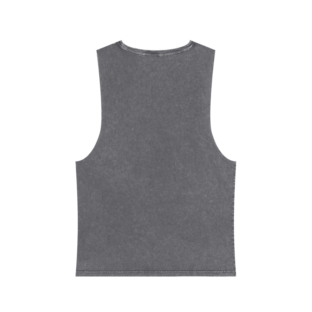 Custom Stonewash Muscle Tank — Vintage Wash Sleeveless Top