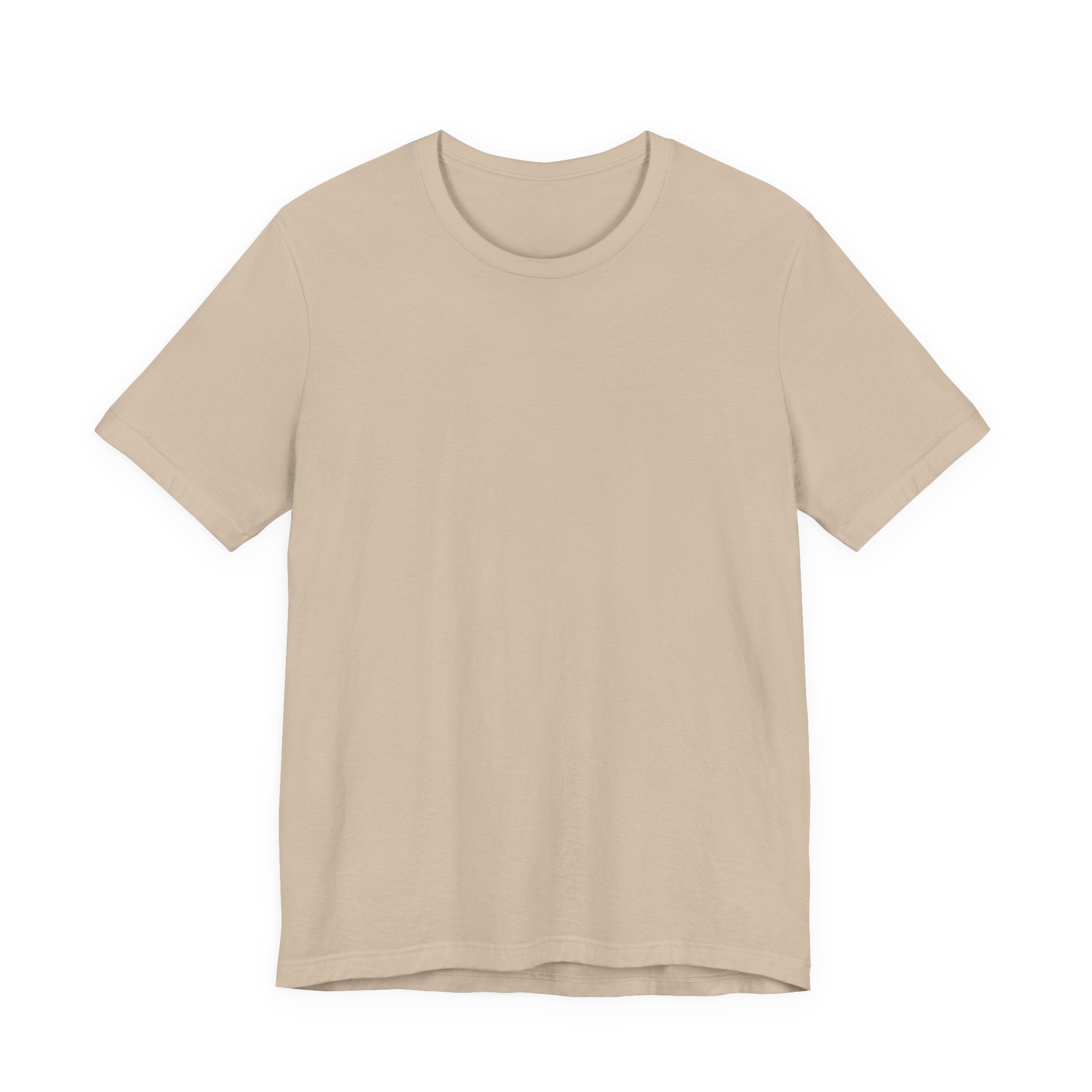 Nature Sunset Mountain Back Design T-Shirt — Scenic River & Pine Forest Graphic Tee