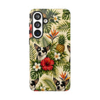 Tropical chihuahua Phone Case — Floral Pineapple Protective Tough Case